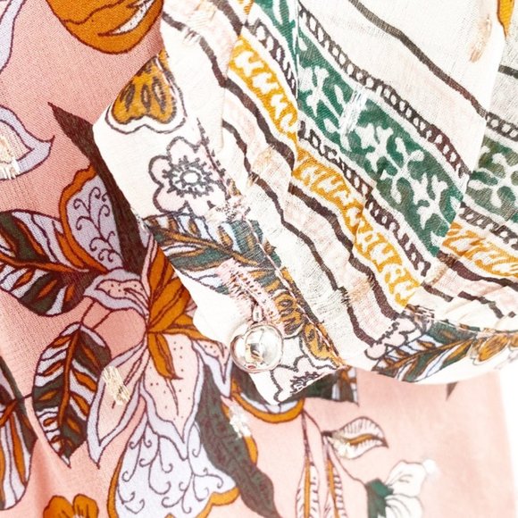 Veronica Beard Mauve pink floral Silk Lowell Blouse Top SZ 2 NWT - Picture 11 of 16